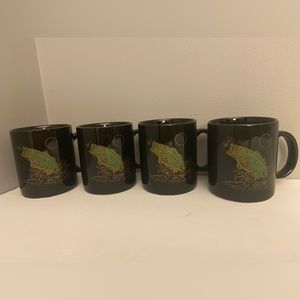Vintage Otagiri Coffee Mug Set (4) 10oz